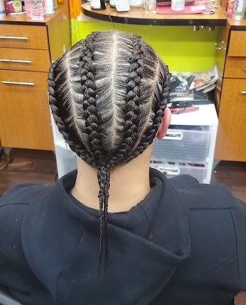 Straight Back Cornrows